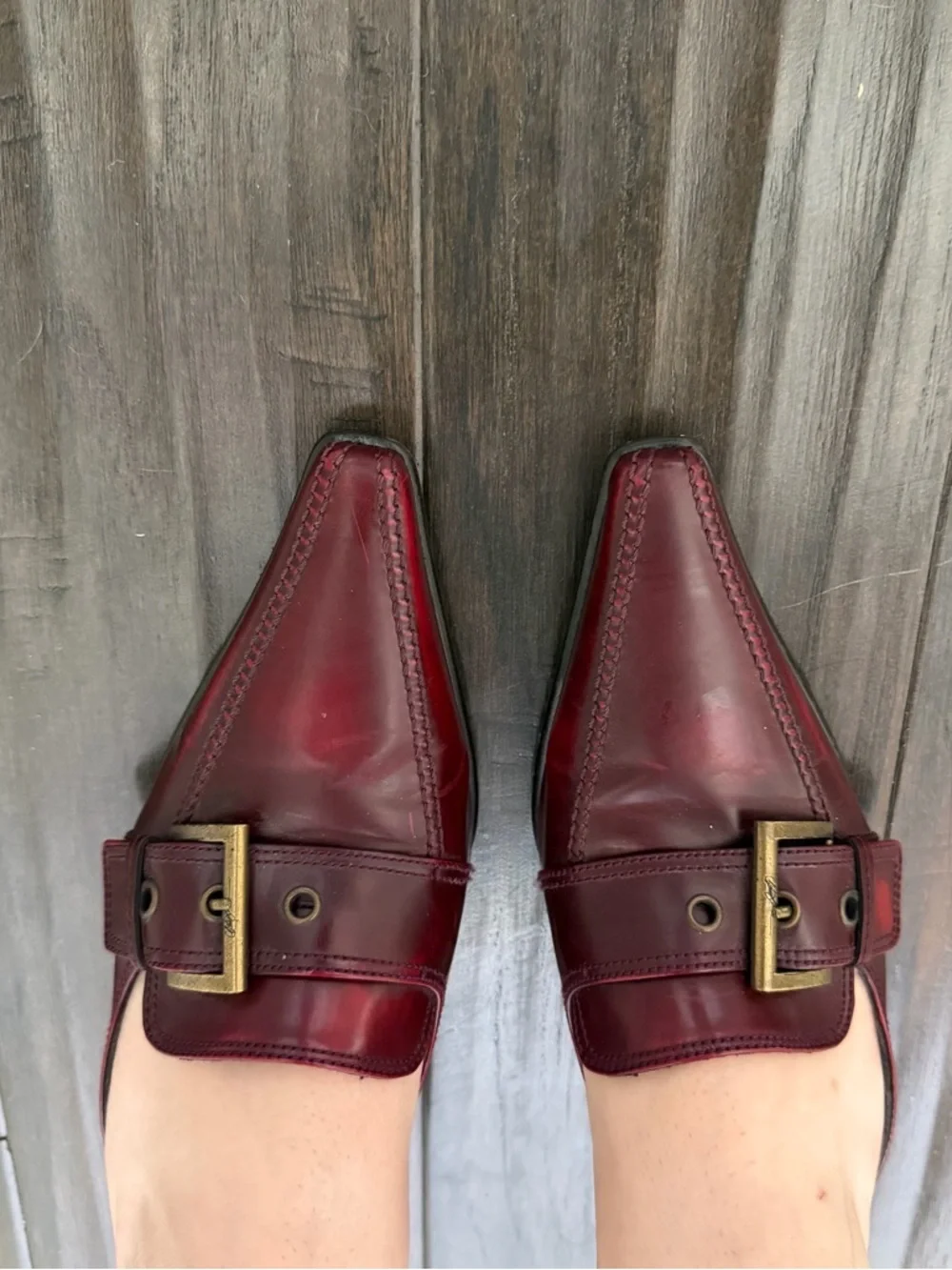Vintage Donald J Pliner Cntalicious Sex in the City Pointy Kitten Heel 9M red